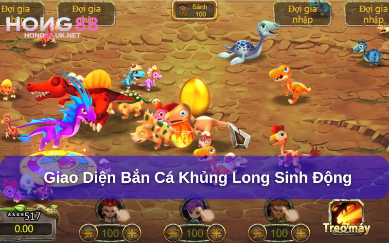 Trò chơi Bắn Cá Khủng Long được thiết kế với hình ảnh sắc nét Trò chơi Bắn Cá Khủng Long được thiết kế với hình ảnh sắc nét