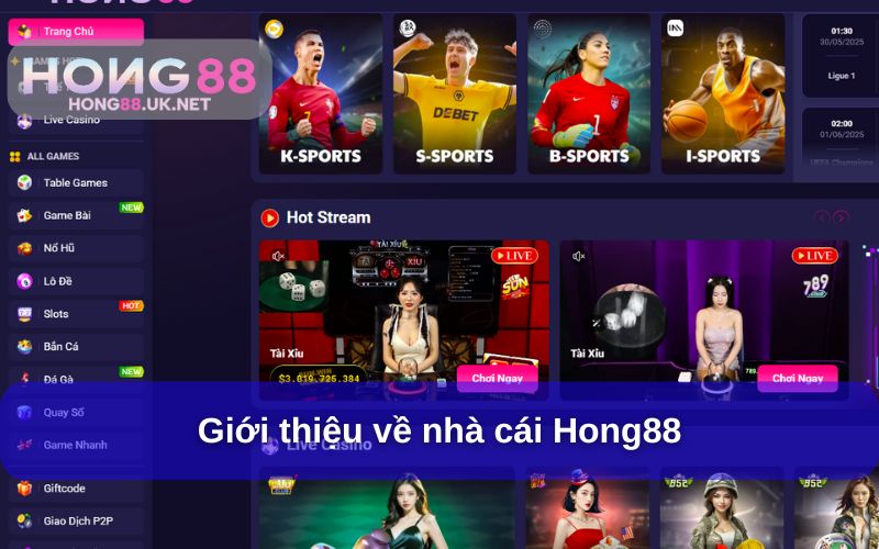 Giới thiệu về nhà cái Hong88