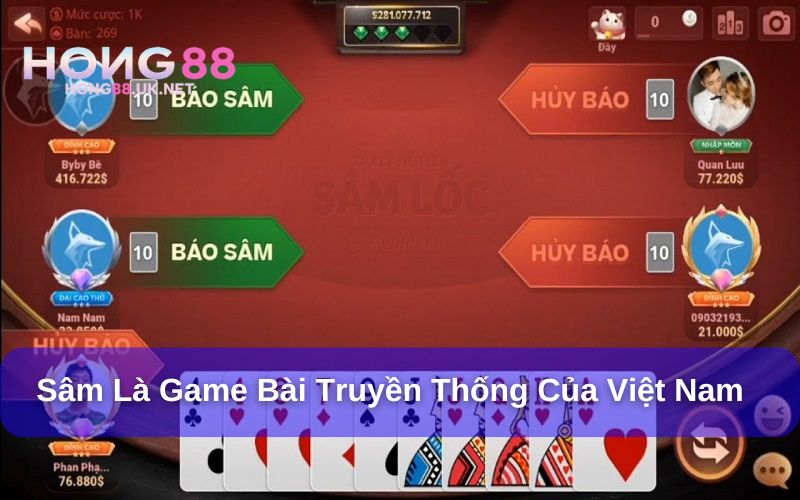 Sâm Lốc là game bài truyền thống quen thuộc Sâm Lốc là game bài truyền thống quen thuộc