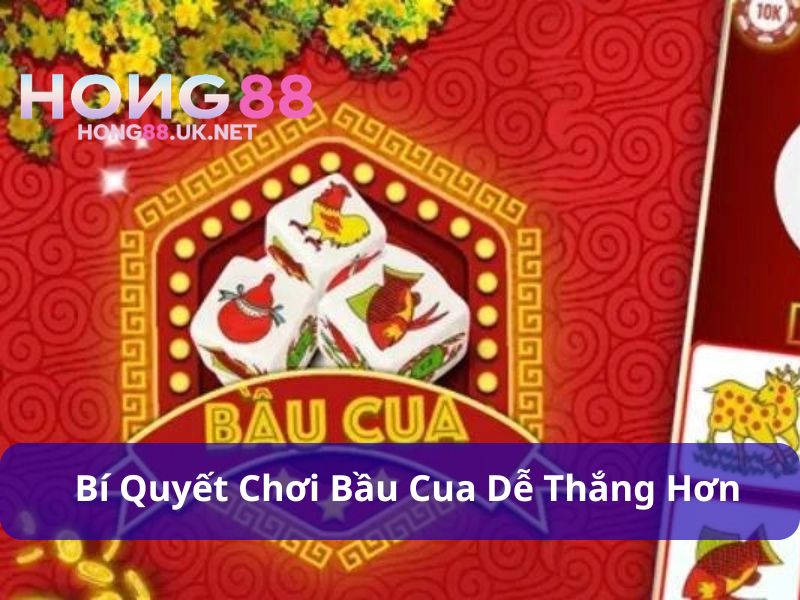 Bầu Cua Hong88: Trò Chơi Dân Gian Đổi Thưởng Đầy Kịch Tính 4 Áp dụng các bí quyết chơi bầu cua Hong88