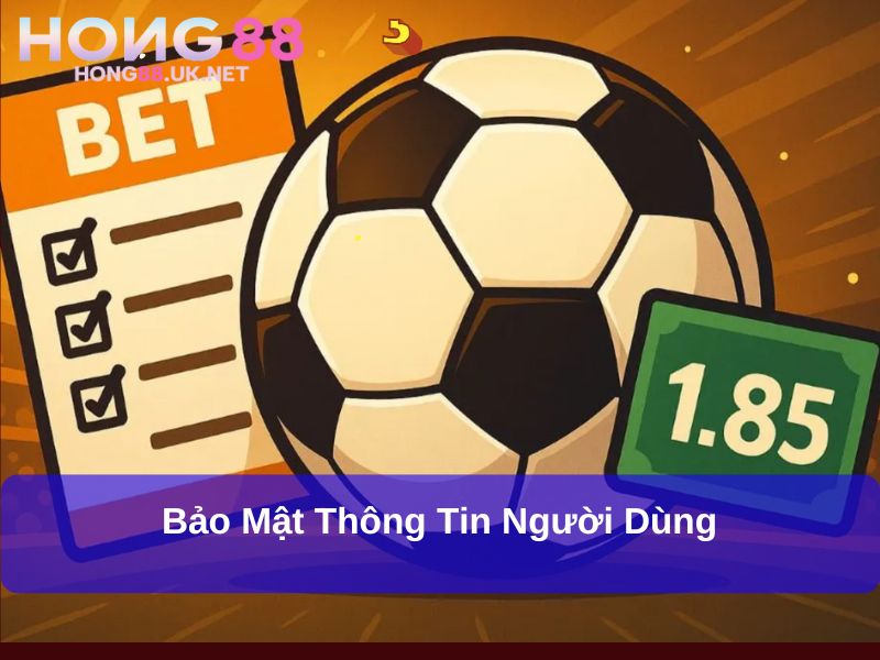 Slot Bóng Đá Hong88: Khám Phá Thế Giới Giải Trí Bóng Đá Đỉnh Cao 3 Bảo mật thông tin người dùng