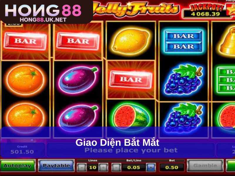 Trải Nghiệm Giải Trí Đỉnh Cao Với Quay Hũ Super Trái Cây Hong88 2 Giao diện bắt mắt