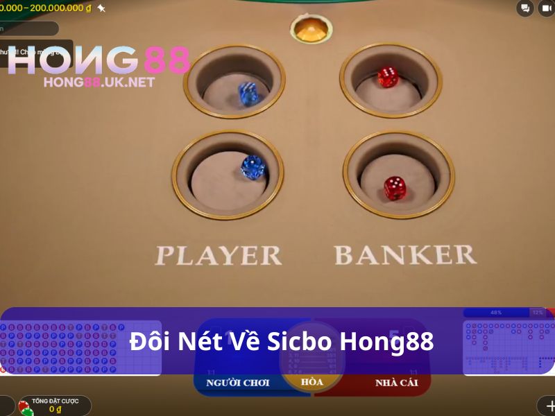 Sicbo Hong88 - Game Tài Xỉu Lắc Xí Ngầu Ăn Lớn 2 Sicbo Hong88 uy tín và minh bạch